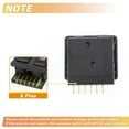 thumbnail image 4 of Interruptor de ventana eléctrica del lado del pasajero delantero derecho de Unique Bargains para Fiat Uno 1983-1989, 4 of 7