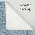 thumbnail image 4 of mDesign Large Modern Bath Mat Runner - Non-Skid Bathroom Runner Rug - Water Blue, 4 of 7