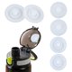 thumbnail image 1 of Tapón de silicona para tapones de agua, 6 unidades, para tapa de vaso, 1 of 7