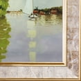 thumbnail image 3 of La Pastiche Claude Monet 'Houses on the Achterzaan' Hand Painted Framed Canvas Art, 3 of 5