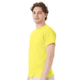 thumbnail image 3 of Hanes Short Sleeve T-Shirt - Yellow, Men Crewneck Comfortable Classic Fit Tee, 3XL, 3 of 5