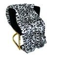 thumbnail image 3 of Plutus Gray Silver Jaguar Faux Fur Luxury Throw Blanket, 3 of 3