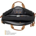 thumbnail image 6 of CoolBELL Convertible Backpack Messenger Shoulder bag Laptop Case Handbag Business Briefcase Multi-functional Travel Rucksack Fits 17.3 Inch Laptop For Men/Women (Canvas Black), 6 of 14