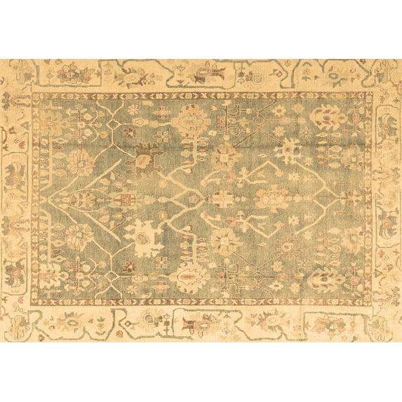 Ahgly Company Indoor Rectangle Oriental Brown Traditional Area Rugs, 2' x 3'