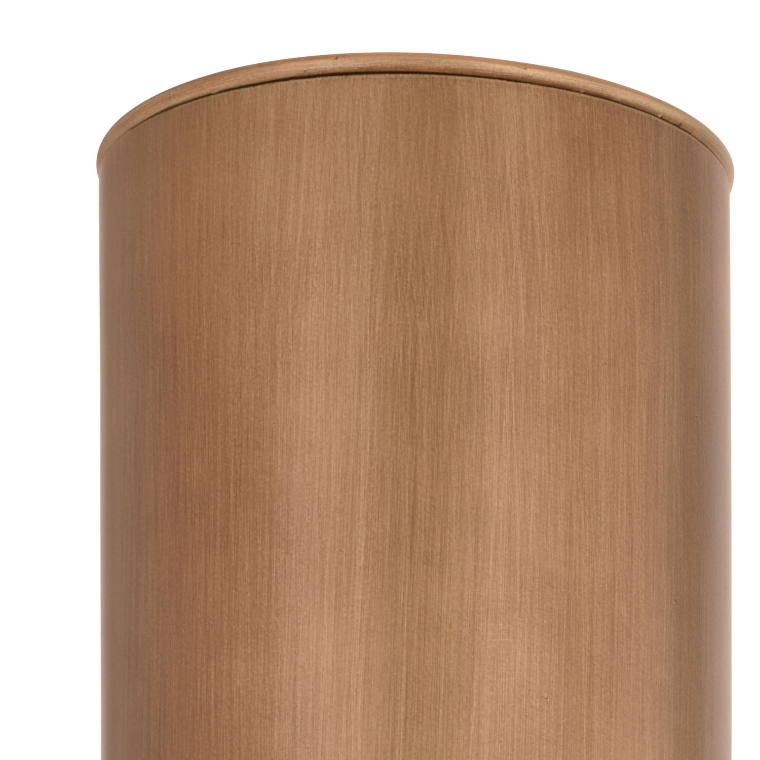 Homestock Country Cottage 14.25-In H Warm Brass Outdoor Mid Century Modern 2 Light Outdoor Cylinder Wall Sconce, Up-Down Lighting