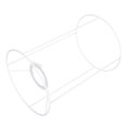 thumbnail image 2 of Miangastore Wire Lampshade Frame White 1Pack 7.9InchX5.5InchX5.5Inch Iron, 2 of 9