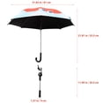 thumbnail image 2 of WASHWEPE Parasol de Protection UV pour Chaise de Plage, Pare-Soleil en Tissu Multiple, 1 Ensemble, 2 of 8