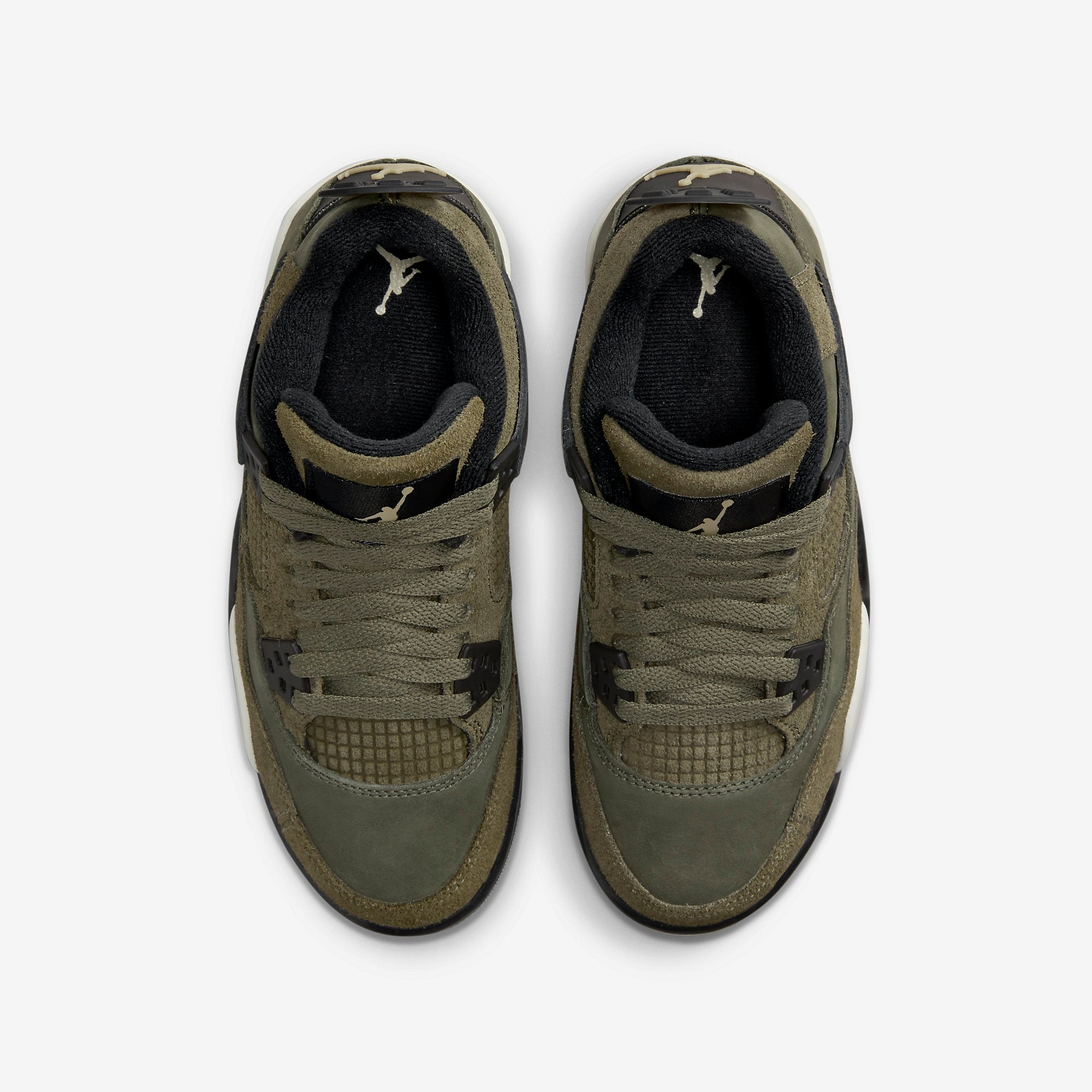 GS) Air Jordan 4 Retro SE Craft 'Medium Olive Canvas' (2023