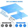 thumbnail image 4 of Adaptador Wifi Usb 3.0 De Banda Dual Para Pc 1300mbps 5ghz, Negro, 4 of 5