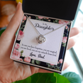 thumbnail image 3 of To My Daughter Dad's Magical and Miracle Daughter Infinity Knot Necklace Message Card, 3 of 7