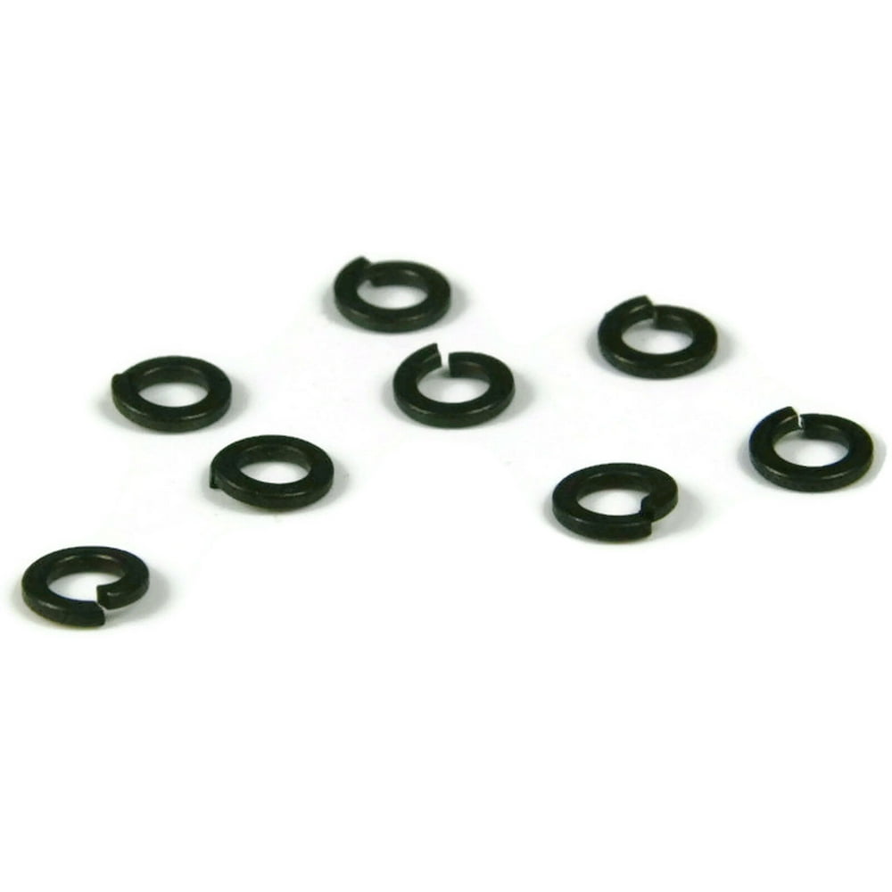 Black Oxide Stainless Steel Lock Washer 1/4, Qty 25