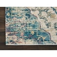 thumbnail image 4 of Nourison Fusion Oushak Center Medallion Cream/Blue Area Rug, 4 of 8