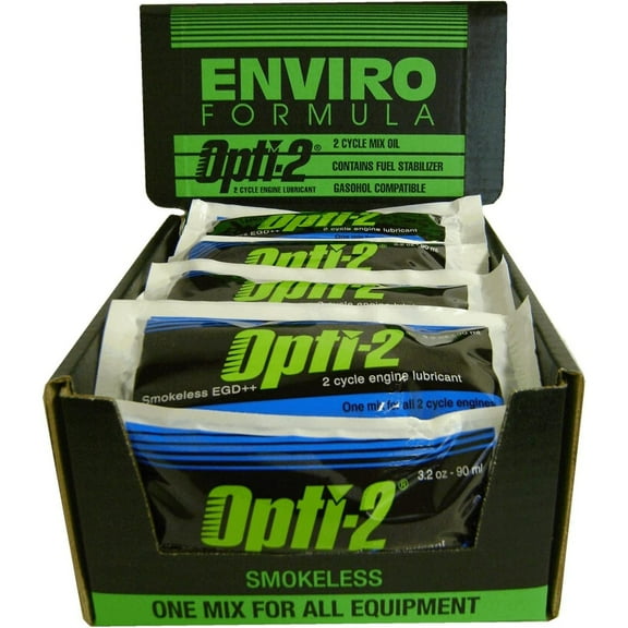 Opti-2 2 Cycle Oil with Fuel Stabilizer 3.2 Oz., pack of 28