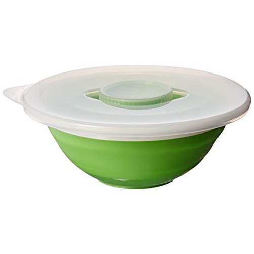 Prepworks by Progressive Collapsible Salad Bowl with Dressing Holder