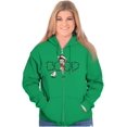 thumbnail image 3 of Santa Betty Boop Christmas Lights Zip Hoodie Sweatshirt Women Brisco Brands S, 3 of 6