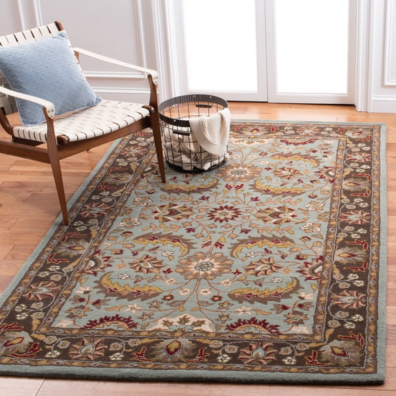 Safavieh Heritage Kent Oriental Wool Area Rug, Blue/Brown, 2' x 3'