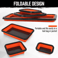 thumbnail image 3 of 3 Bandejas Charolas Magnéticas Plegable Para Piezas Multiuso Xtellar naranja, 3 of 4