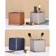 thumbnail image 5 of Caja de almacenamiento de escritorio de cuero Portalápices de oficina portátil Adornos de control remoto Contenedor de artículos diversos Almacenamiento y organización del hogar Gris claro Advancent  HA080035-03, 5 of 6