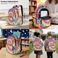 thumbnail image 3 of DISNIMO School Backpack for Kids, Tie Dye Print 3Pcs Backpack Set with Lunch Box and Pencil Case, Lightweight Bookbag Set for Kindergarten Elementary Students, Back to School Gift, 3 of 7