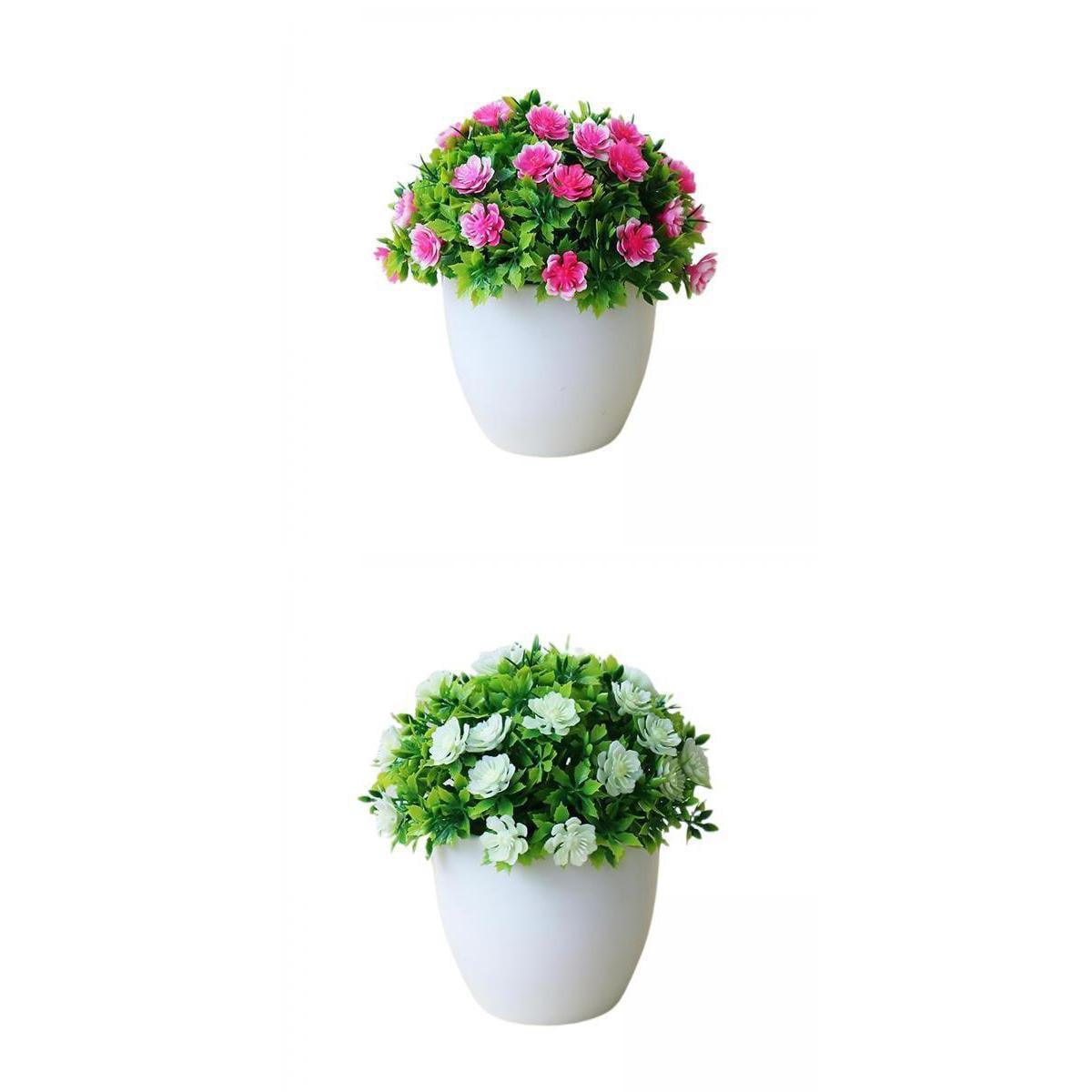 2x Outdoor Artificial Flowers False Plants Bouquet Wedding Garden Indoor Decor 