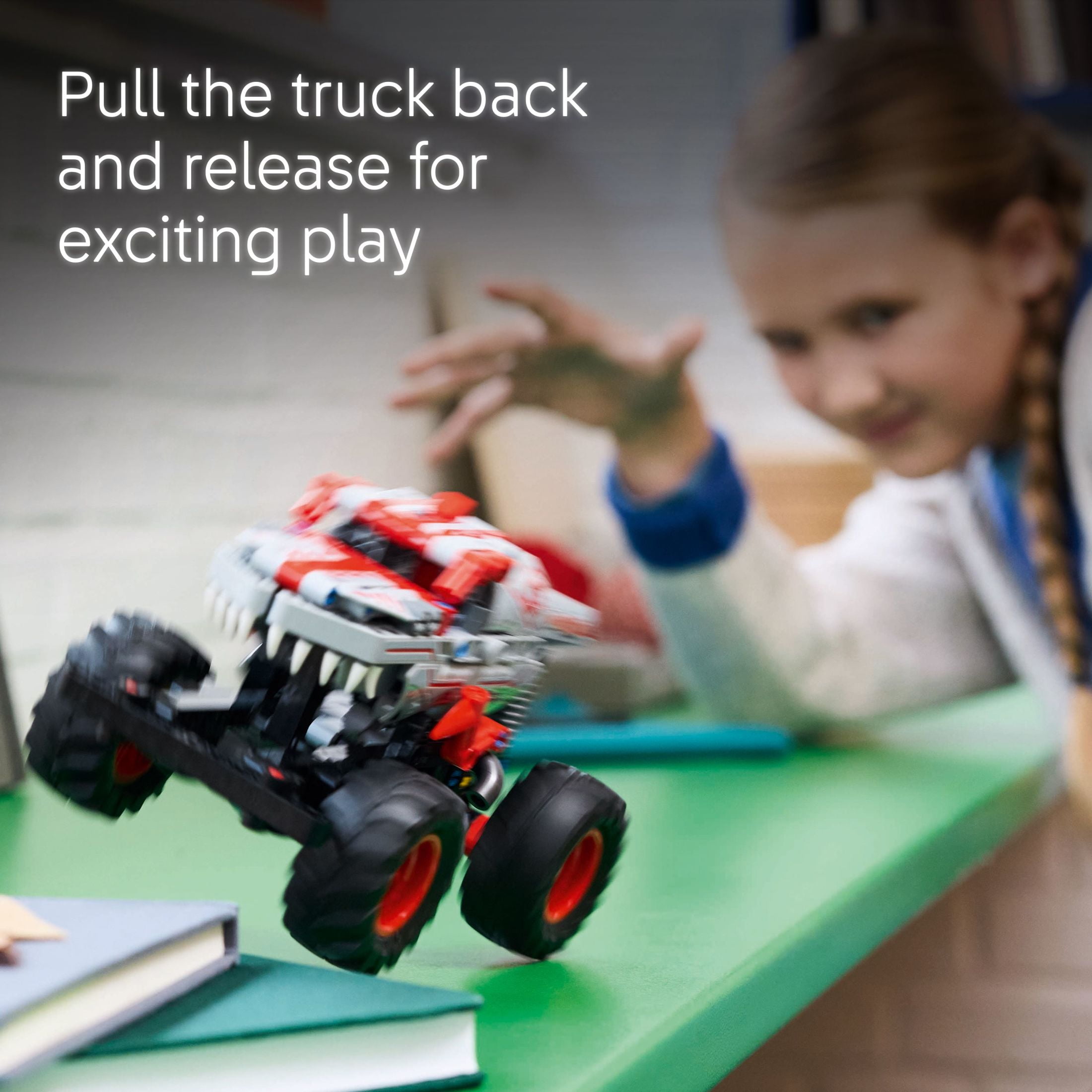 LEGO Technic Monster Jam ThunderROARus Pull-Back Monster Truck Building Toy - Birthday Gifts for Kids, Boys & Girls, Ages 7+ - 42200