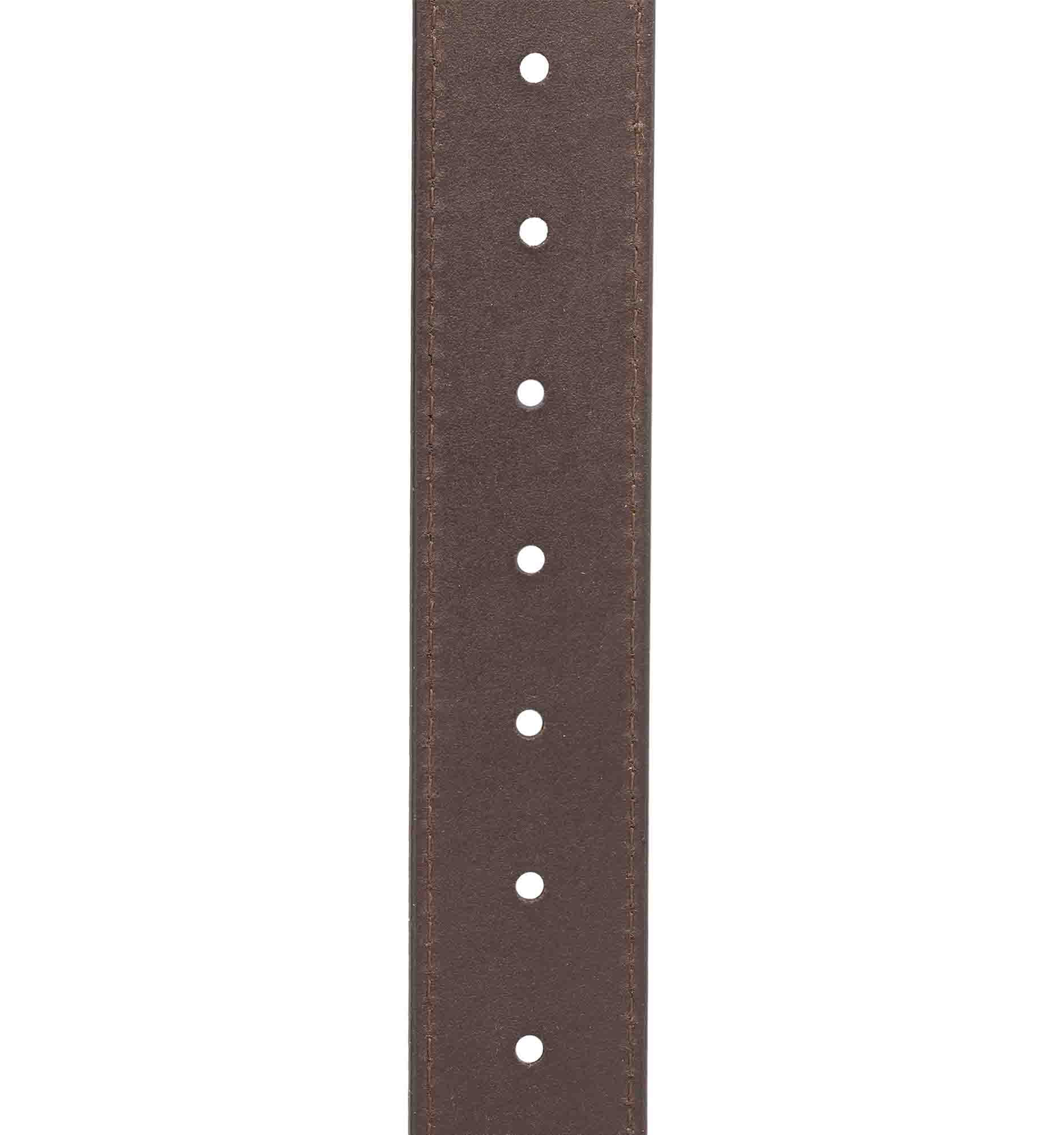 Men's Wrangler 38mm Leather Belt with Textured Roller Buckle