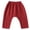 Wine, variant on UngA Toddler Boys Girls Basic Cotton Linen Cropped Harem Pants Little Kids Summer Casual Loose Bloomers Ankle Pants (Black,5-6 Years)