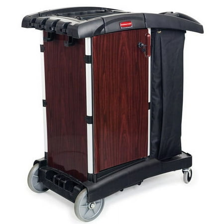 Rubbermaid Commercial Products Deluxe Paneled Compact Housekeeping Utility Cart