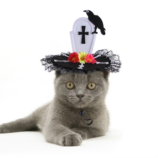 Mascota De Halloween, Gorra De Cosplay De Perro Bonito, Tocado Cruzado De Esqueleto Para Cumpleaños, Halloween, Navidad Serendint HA044035-01