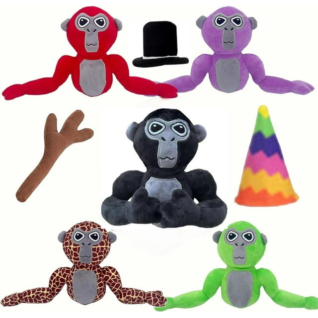 50 % de Rabais! Gorilla Tag Plush Jouet en Peluche Animal en Peluche - Jouet Gorilla Tag Chaud Décorations d'Anniversaire Gorilla Tag Peluche Poupée Jouets Cadeau pour Enfants