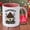 pink-11oz, variant on Non-slip ceramic coffee mug with creative spilled beans and steam design. Durable construction ideal for coffee, tea and hot cocoa, hand wash only to preserve finish. A unique, practical appreciation