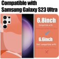 thumbnail image 4 of Compatible with Samsung Galaxy S23 Ultra Case 6.8 Inch,Painted Art Pattern TPU Protective Slim Protective Phone Case for Samsung Galaxy S23 Ultra 6.8 inch-Brown, 4 of 11