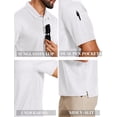 thumbnail image 6 of COOFANDY Men' Golf Polo Shirt Short Sleeve Quick Dry Pique Polo Shirts Performance Collared Polo Shirts Summer Tactical Work Shirt, 6 of 7
