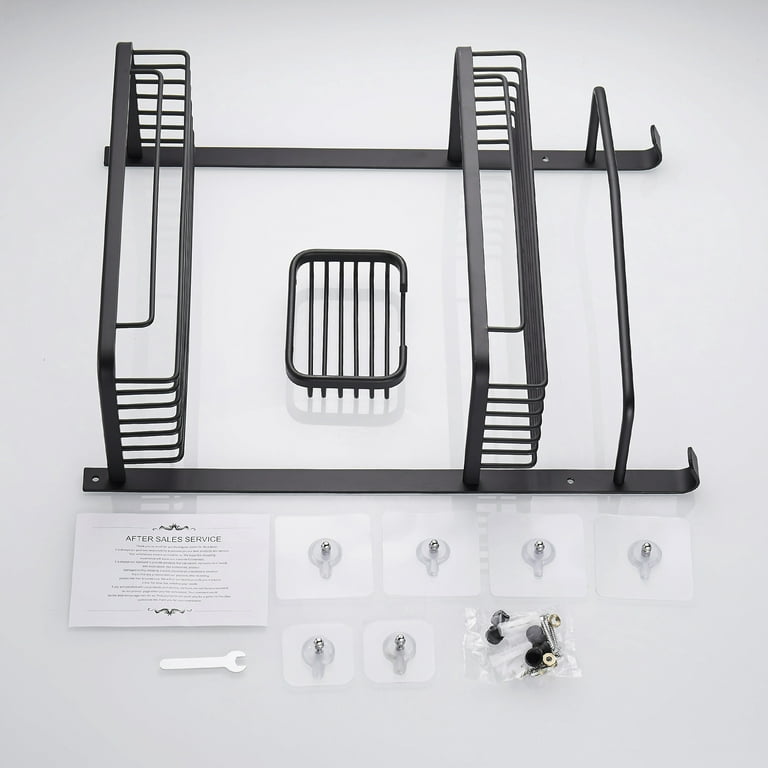 Kitcheniva Wall Mounted Aluminum Shower Caddy 2 Tier, 1 Pcs - Fry's Food  Stores