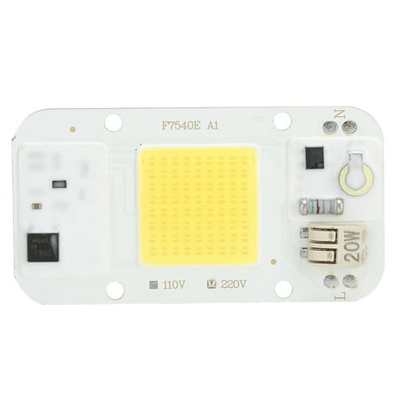 

2024 220V High Pressure LED Chip Free Driver COB Light Source Integrated Lamp Bead for Plant Growth Light 20WWhite Light