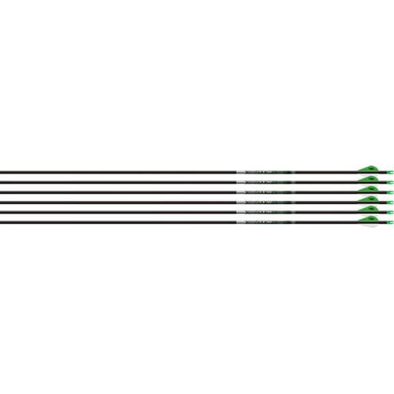 Easton 5mm Axis Arrows with Half Outs 340 6 Pk, Black