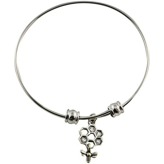 Bee Bracelet Bangle Gifts Honeycomb Jewellery Accessories