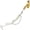 Gold White Ice, variant on Panther Martin PMLCG_6WR_WI Lil' Curly WeedRunner Saltwater/Freshwater Fishing Lure - Gold White Ice - 6WR (5/16 oz)