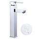 thumbnail image 4 of Aquaterior Tall Bathroom Sink Faucet Single Control Cold & Hot Water Countertop Vessel Sink Chrome, 4 of 10