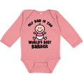thumbnail image 3 of Inktastic My Daddy Worlds Best Barber Girls Long Sleeve Baby Bodysuit, 3 of 5
