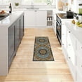 thumbnail image 6 of Mitzzllc Runner Rug 2'x6' Non Slip Hallway Vintage Rugs,Machine Washable Long Floor Carpet Entryway Area Rugs,Blue and Black, 6 of 9