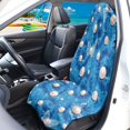 thumbnail image 3 of POLERO Car Seat Towel Cover Universal, Microfiber Terry Cloth Seat Cover Liner for Cars and Trucks for Drivers and Car Enthusiasts, 3 of 7