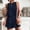 Blue, variant on pstuiky Womens Jumpsuits, Solid Color Casual Short Pants Basic Rompers for Women Dressy Black L
