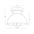 thumbnail image 4 of Lámpara de techo, acabado negro mate, 1 luz E27 60W, 4 of 6