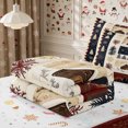 thumbnail image 5 of Manfei Vintage Cabin Zipper Twin Comforter Sets with Fitted Sheet and 2 Pillowcases,Christmas Snowflake Zipper Bedding Set,Reversible, 5 of 7