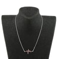 thumbnail image 2 of Collar colgante Yuyangstore Heartbeat Sign regalo especial personalizado para niñas # 7 7 Plata-Rosa, 2 of 6