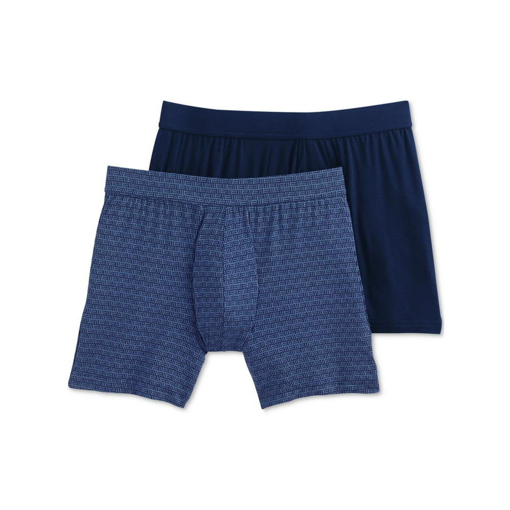 Jockey Jockey Mens Modal 2 Pack Boxer Briefs