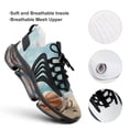 thumbnail image 4 of 2024 Seashell On The Beach Women Or Men Lace Up Flat Sneakers Female Mesh Walking Footwear, 4 of 8