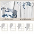 thumbnail image 5 of Blue Starfish Coastal Swag Valances for Windows, Kitchen Window Curtains Over Sink, Eucalyptus Summer Nautical Shell Ocean Window Treatment Curtains for Living Room/Bedroom 2 Panel Sets 36"x45", 5 of 8
