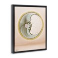 thumbnail image 4 of Stupell Industries Moon Face in Circle Astrology & Stars Painting Black Floater Framed Canvas Art Print Wall Art, 17 x 21, 4 of 10